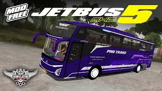 BUSSID | MOD JETBUS 5 SHD DOUBLE GLASS