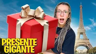 DEI UM PRESENTE GIGANTE DE PARIS PRA MINHA MÃE - QUASE NÃO COUBE NA MALA