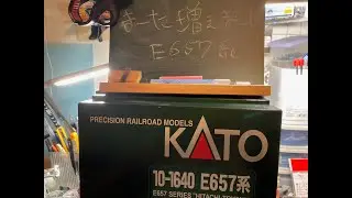 まーた買ってしまいました・・・KATO E657系リバイバルカラー黄色　編。 #鉄道模型 #nゲージ #kato #modelrailroad #trainmodel