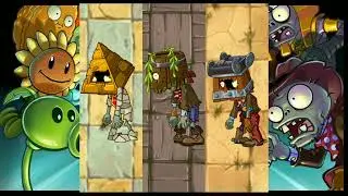Plants vs zombies 2 Ancient Egypt, pirate seas, wild west ultimate battle mashup