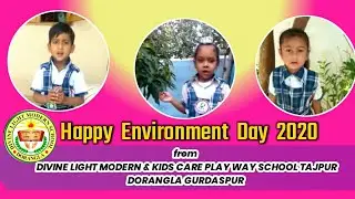 Happy Environment Day Celebration at home 2020 poem by DLMS student