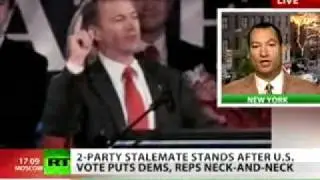 Steve Leser wrapping up Election 2010 on the Russia Today Network on Nov 3 2010