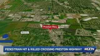 LMPD: Pedestrian killed in Preston Highway crash in Okolona