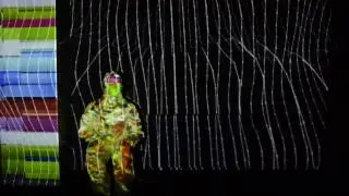 Multiperson M (mimicry) ver.2 - projection mapping by VJ group CUBE