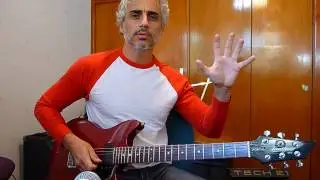 Como improvisar en Pentatonica Menor sobre una Base de Blues Video 2