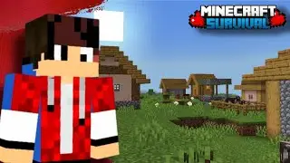 I Found A PLAINS VILLAGE||Minecraft Survival Series #1