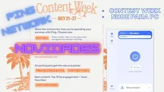 PING Network - Novidades - Contest Week - NODE para PC