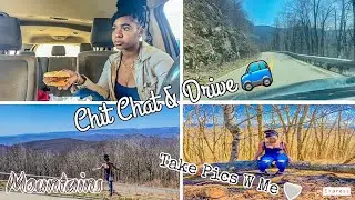 VLOG/ Chit Chat & Drive With Me 🤍 Boredom trips 🌳🏔