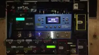 My pedalboard: Jad & Fr&egrave;er Midilungo, Jolly, Boss Sy300, Line6 M5, AMT pedals