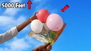  We Tried Hydrogen Balloon Kite Flying  🪁- ऐसा पहले कभी नहीं देखा होगा! 😲