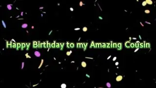 Happy Birthday Cousin status | Cousin birthday status | Birthday status for Cousin @5minutesforyou