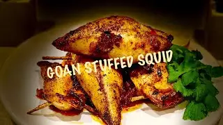 GOAN STUFFED SQUID | STUFFED CALAMARI RECIPE | GOAN SQUID RECIPE