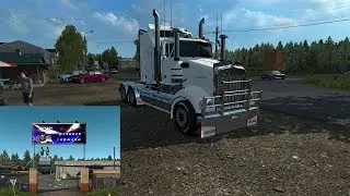 ★ETS2 (v1.34)★ На Kenworth Sar W924 везу Бармену топливо.