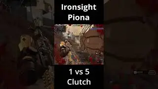 Ironsight 라플 피지컬 300% 1대5 클러치 클랜전 (Clan war 1:5 Clutch)