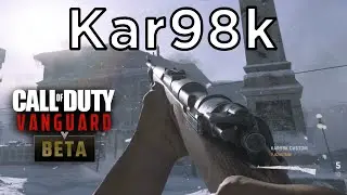 Kar98k (No scope) Gameplay | Call of Duty Vanguard Beta (PS5)