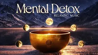 MENTAL DETOX - Tibetan Singing Bowl for Total Calm & Deep Meditation | Full Moon Healing Space