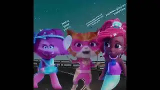 Young ariel with queen poppy and ginny hero ninjagirl deodorants theme song | @disneyjr 
