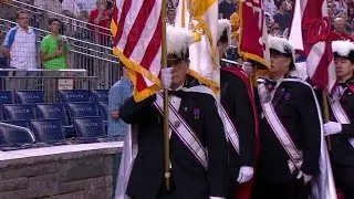 PIT@WSH: D.C. Washington performs the national anthem