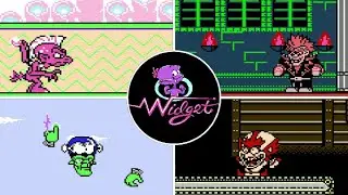 Widget (NES) All Bosses (No Damage)