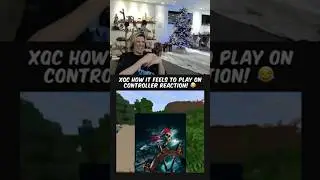 xQc How It Feels To Play On Controller Reaction! 😂