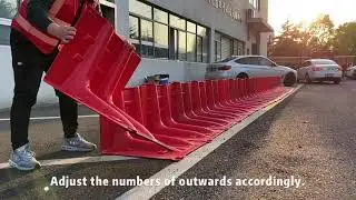 Denilco flood barrier boxwall Strong flood prevention equipment