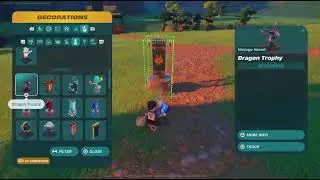 I finally got the dragon trophy in lego fortnite