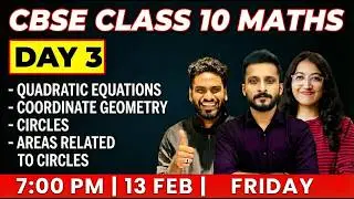 CBSE Class 10 Maths Exam | Chapters 4,7,10,12 | Exam Winner