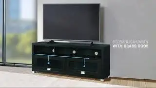 Techni Mobili TV Stand for TVs up to 65in, Grey