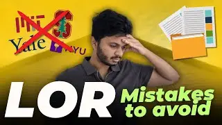 LOR Mistakes To Avoid | Letter of Recommendation 🎓 | MS in USA