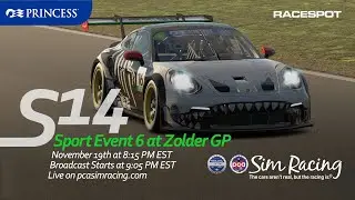 PCA Sim Racing Series 14 | Event 6 | Sport Class at Zolder