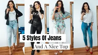JEANS AND A NICE TOP OUTFIT IDEAS 2019| HOW TO STYLE JEANS