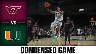 Virginia Tech vs. Miami Condensed Game | 2025-26 ACC Men's Basketball