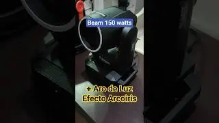 Beam 150 watts, Efecto Arcoiris + Aro de Luz