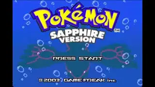 Pokemon Sapphire Playthrough Part 1 - New Journey
