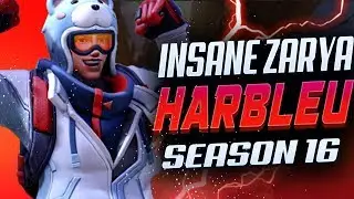 HARBLEU INSANE ZARYA - 38 ELIMS! [ OVERWATCH SEASON 16 TOP 500 ]
