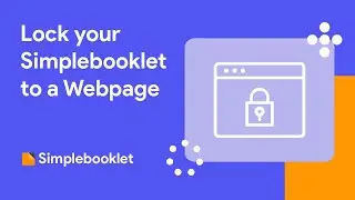 Lock your Simplebooklet to a Webpage