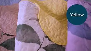 Emryn House 100% Cotton Scalloped Edge Quilt Set