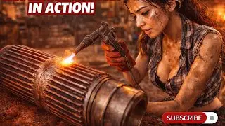 Heavy Machine Welding Process | Powerful Workshop Repair