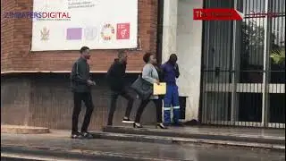 Robert Mugabe Jnr arrives at the Harare Magistrates Court