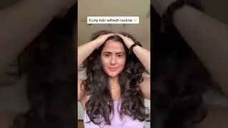 Curly hair refresh routine | Victoria Gabriela