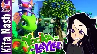 Yooka-Laylee Gameplay: LICKING EVERYTHING |First Impressions Let's Play Walkthrough PS4