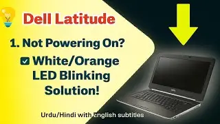 Dell Latitude Power On Fix | Решение проблемы мигания белого/оранжевого светодиода 2025