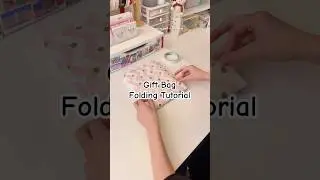 Easy Gift Bag Tutorial | 🎁Gift Wrapping Ideas #shorts