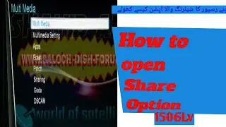 Newsat i5000i Pro Max 8mb/ How to Open Maltimedia Code