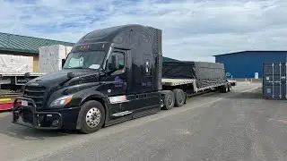 Грузоперевозки OTR Flatbed №89. Выезжаем из Prime Inc., едем домой к пустому грузовику. Используе...