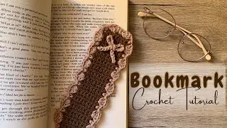 How to Crochet a Bookmark Step by Step | Beginner Friendly 🍂| Aesthetic & Cozy Vibes