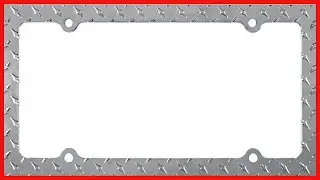 Great product -  Custom Accessories 92570 Chrome Diamond Plate License Plate Frame