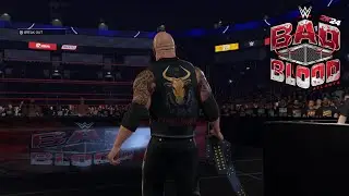 The Rock's Epic Return: Bad Blood 2024 Highlights WWE 2K24