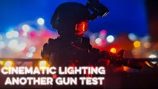 Cinematic lighting + ANOTHER FLIPPIN GUN TEST the fifth (Lego Stopmotion test part 58)