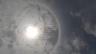 Beautiful Rainbow Circle Around the Sun in Ghana on Holy Saturday 19th April, 2025